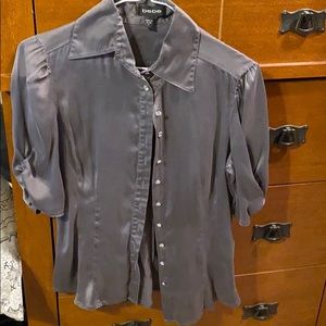 Bebe button down blouse
